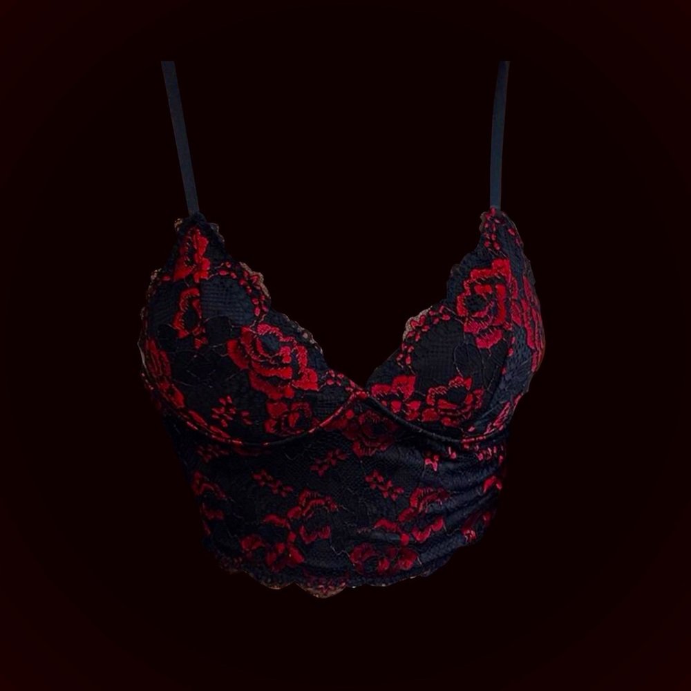 Crop Lace Cami Top | Size: S
